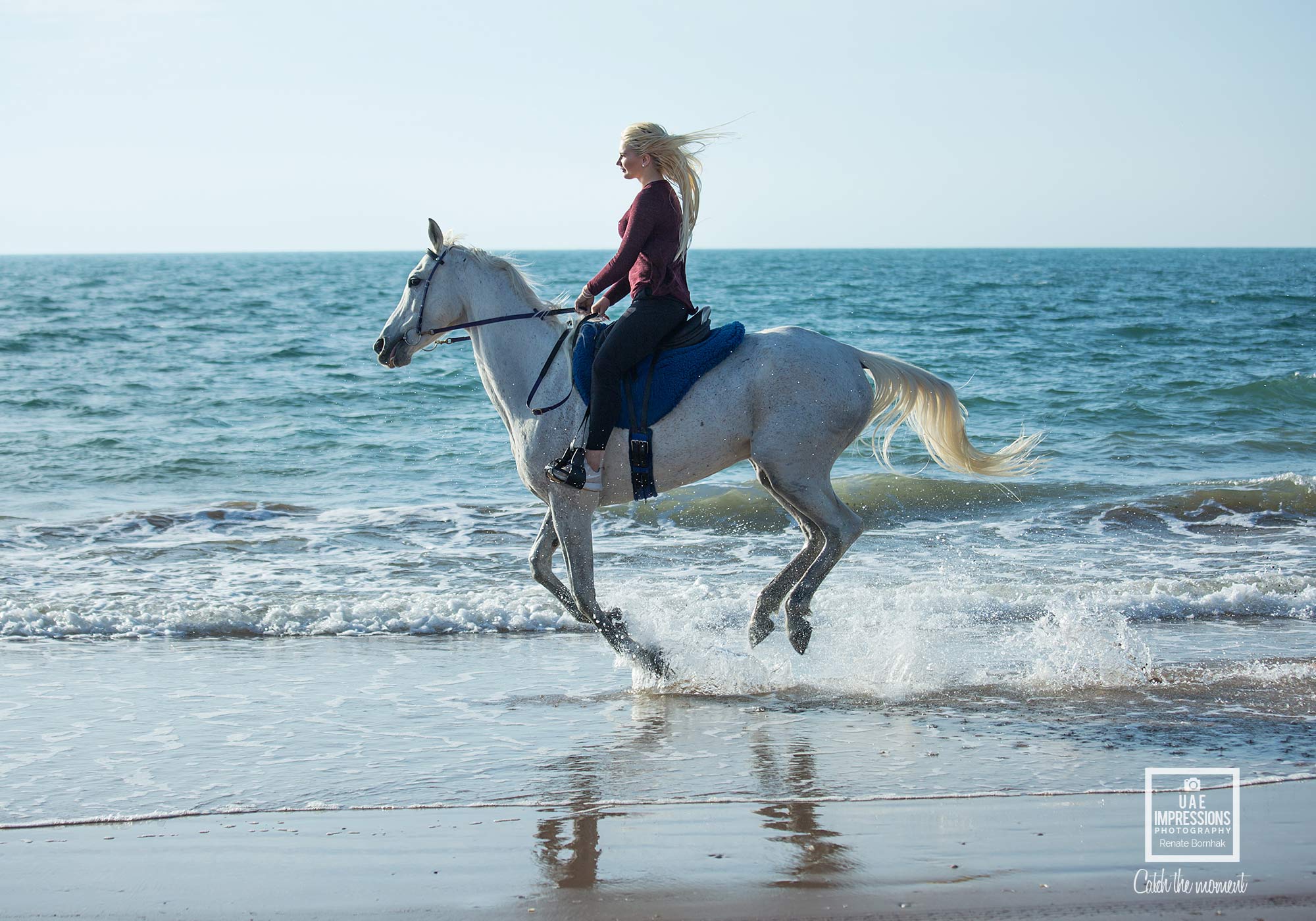 Reiten am Strand